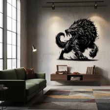 Wolf Metal Wall Art Wildlife Inspired Nature Decor