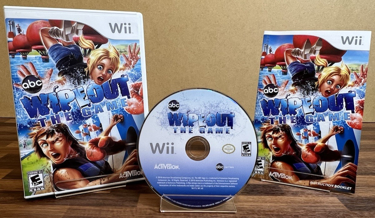 Wipeout The Game (Nintendo Wii, 2010) Video Game Complete w/ Manual