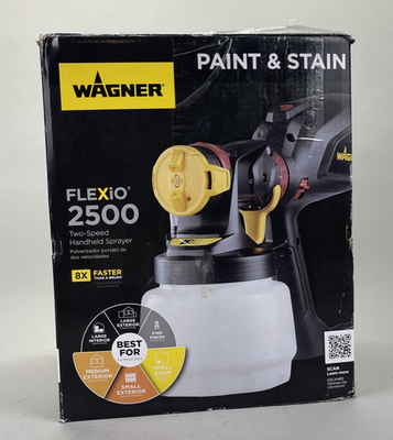 #ad Wagner FLEXIO 2500 Electric Handheld HVLP Paint Sprayer 2423945 $46.95