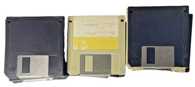 20 Unbranded Used Floppy Disk Disc