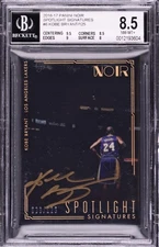 2016 Noir Kobe Bryant Spotlight Signatures Auto /125 - BGS 8.5 - Highest Graded
