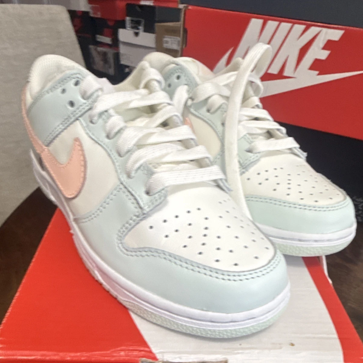 Nike Dunk Low Sail Crimson Tint for sale | eBay
