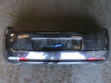 2011 FIAT PUNTO GENUINE COMPLETE REAR BUMPER IN BLACK - SEE PICTURES