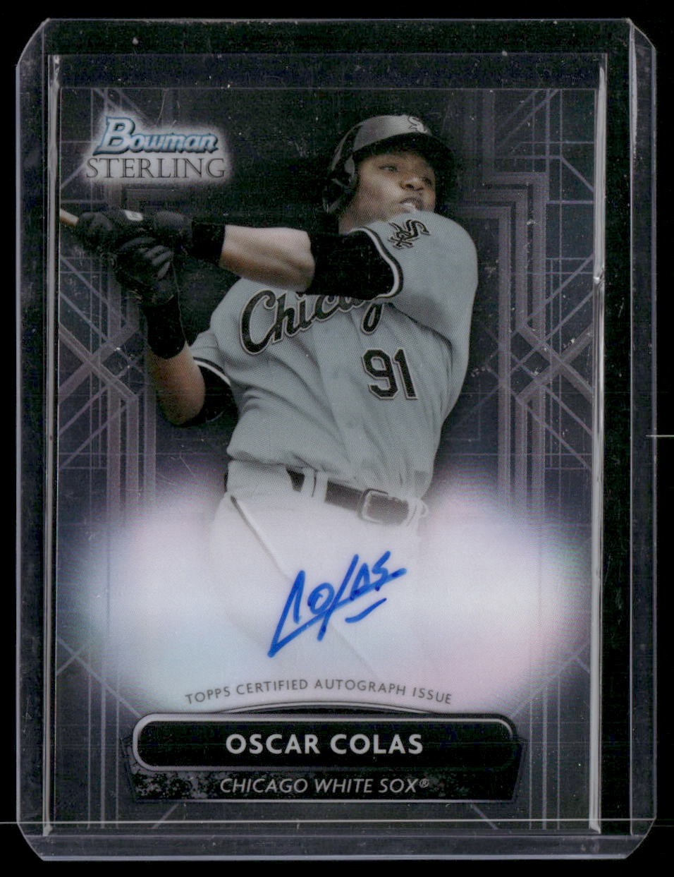 2022 Bowman Sterling #PA-OC Oscar Colas Prospect Autographs