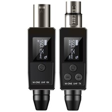 Wireless Microphone System UHF wireless XLR transmitter and receiver for dyna...