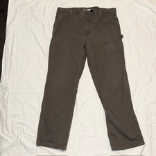 Carhartt BN0324-M Pants Mens 40x32 Brown Relaxed Fit Twill Utility Workwear Tan
