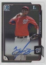 2015 Bowman Chrome Prospects Auto Jefry Rodriguez #BCAP-JR Auto 19h0