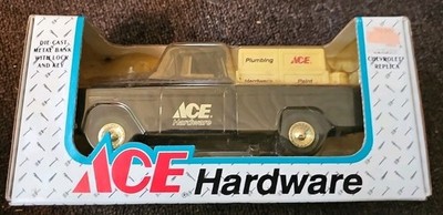 NEW! 1994 Ertl Ace Hardware 1955 Chevrolet Cameo Pickup Truck Bank FREE SHIP!