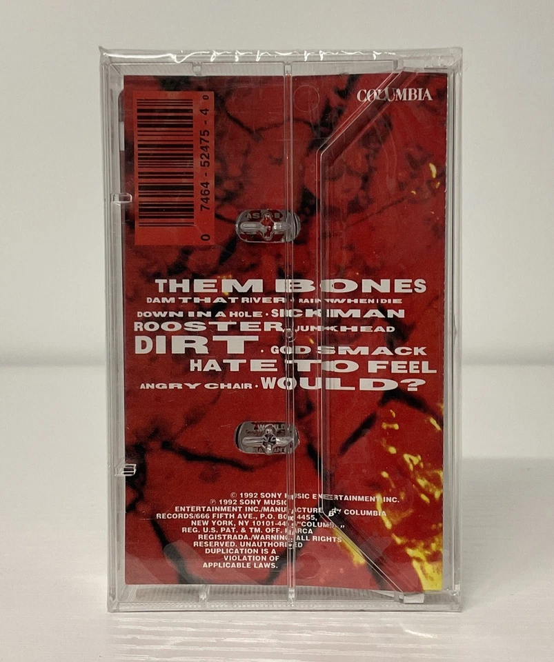 Alice In Chains DIRT Cassette 1992 New Sealed - Image 2 of 4
