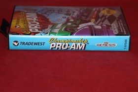 Championship Pro-Am (Sega Genesis, 1992) Authentic Game Cartridge, CIB Complete