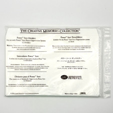 Creative Memories Power Sort Mini Pack of 12 Dividers New Sealed
