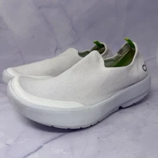 Oofos OOMG Eezee Womens Size 7.5 M Low Top White Shoes Comfort Recovery
