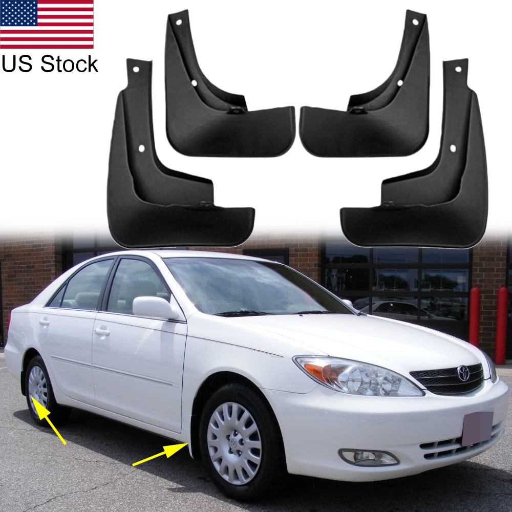 4Pcs Front Rear Mud Flaps Splash Guards For 2002-2006 Toyota Camry Sedan 2.4L