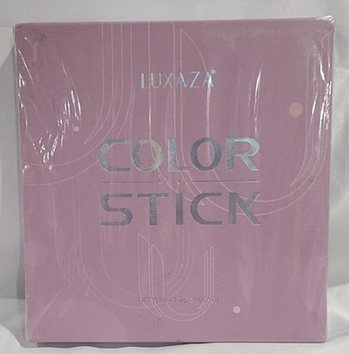 LUXAZA PRO Neutral Brown Eyeshadow Stick Makeup 6PCS Set, Metallic Shimmer Matte