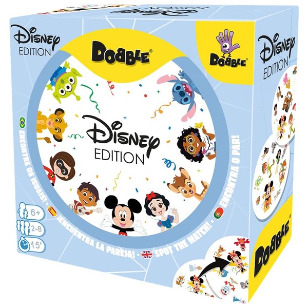 Asmodee Disney Dobble Family Card Game Ages 6+ 2-8 Players 15 Minutes-image