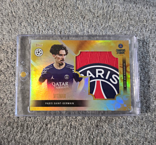 Topps Vitinha Paris Saint-Germain 1/1 Champions d'Europe Memorabilia Card 2025