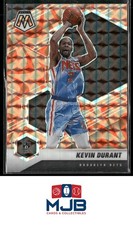 2020-21 Panini Mosaic Kevin Durant Mosaic Reactive Orange #7 Brooklyn Nets