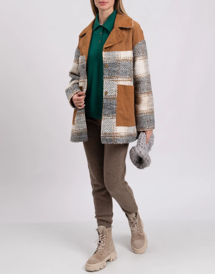 RRP €798 VINTAGE DE LUXE Tweed Jacket IT42 US6 M Alpaca & Wool Blend HANDMADE - Image 2 of 4