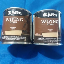 Old Masters Wiping Stain Fruitwood 1/2 Pint Can 2 Cans Per Order