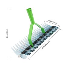 Thatch Rake Head Versatile Grass Grooming Rak...