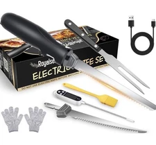 Cordless Electric Knife Easy Slice and Assemble with Storage Case