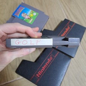 Nintendo NES - Golf & NES Open Tournament Golf - PAL - Sleeves Included