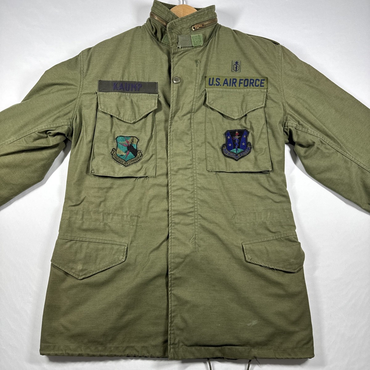 Vintage US Air Force Field Jacket Coat Cold Weather Men