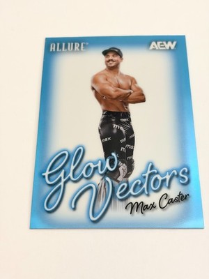 Max Caster Glow Vectors 2026 Upper Deck Allure AEW Card # GV-10