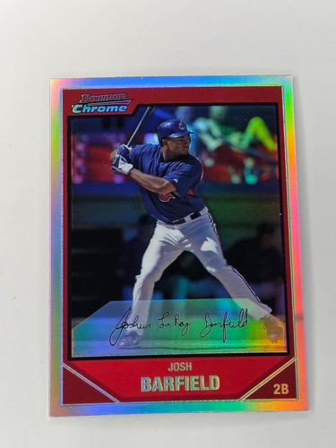 2007 Bowman Chrome Josh Barfield #67 card
