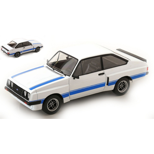 Ford Escort Mki Ii Rs 2000 X-PACK 1977 White/Blue Decals 1:18 Modelcargroup Auto-image