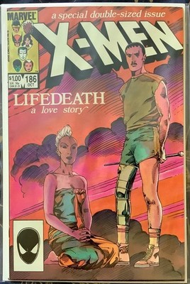 UNCANNY X-MEN #186 - LIFEDEATH PART 1  (Marvel, 1984, First Print)