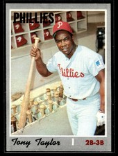 Tony Taylor 1970 Topps Card #324