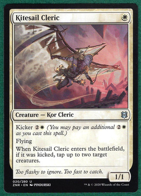 Kitesail Cleric - Zendikar Rising (ZNR) #20 - Magic: The Gathering MTG Card