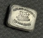 Rutland Bullion Co. 1 oz Hand Poured Silver Bar .999 Fine Silver