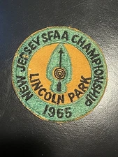 VINTAGE 1965 “NEW JERSEY SFAA CHAMPIONSHIP” Patch LINCOLN PARK