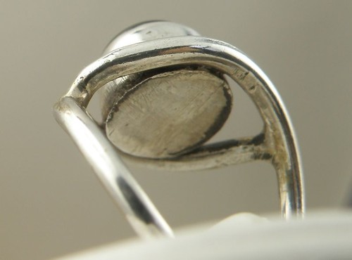 Anillo de plata de ley con piedra granate tamaño 4,50 - Imagen 4 de 5