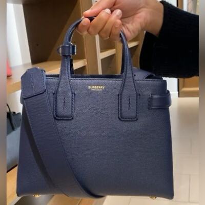 バッグ Vintage Burberrys Navy Leather Shoes Bag Vintage Burberrys Navy Leather Shoes Bag - メルカリ
