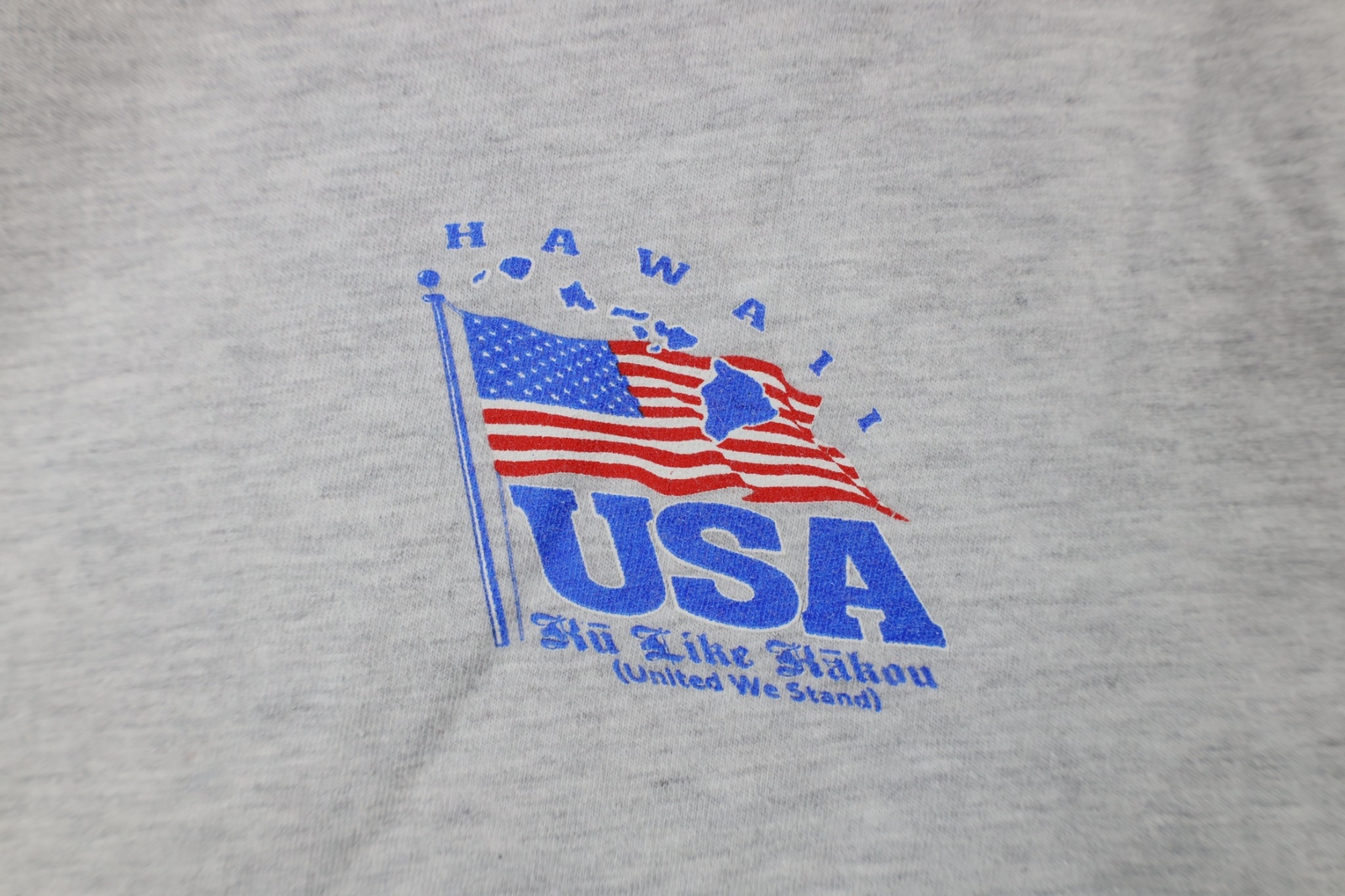 ALTRA T shirt manica corta vintage anni 90 uomo 2XL Ku Like Kakou United We Stand Hawaii