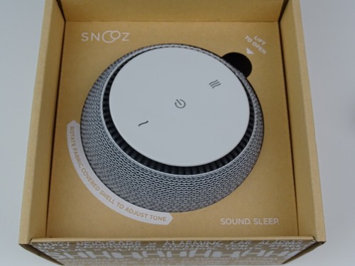SNOOZ White Noise Sound Machine Adjustable Tone & Volume Smart Real Fan Inside - Picture 5 of 10