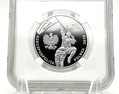 Poland 2018 Anniversary Military Effort Polish Americans Silver Coin NGC PF70 - Picture 5 of 5