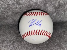 OAKLAND ATHLETICS A’S NEW YORK YANKEES KEN WALDICHUK SIGNED BALL BASEBALL COA