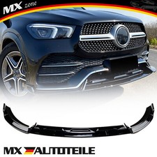Frontsto&szlig;stangenspoiler F&uuml;r Benz GLE Klasse W167 C167 2020-23 Gl&auml;nzend Schwarz