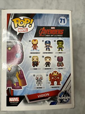 Funko Pop Avengers Age of Ultron Vision #71 Target exclusive | eBay