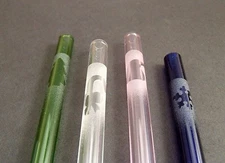 Glass Drinking Straw - Christmas Series - Made in Colorado from Thestrazspot