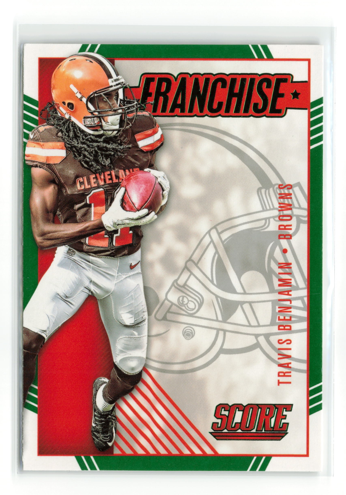 TRAVIS BENJAMIN #7 2016 PANINI SCORE GREEN BROWNS