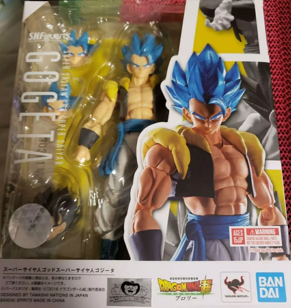 New Bandai S.H.Figuarts Dragon Ball Super Saiyan God Gogeta Action Figure  073h