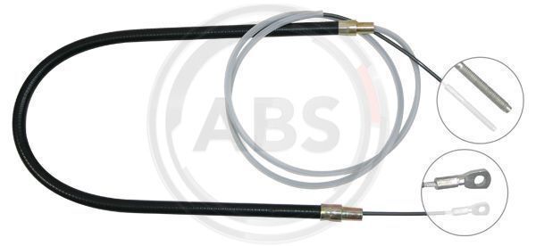 A.B.S. K10326 Seilzug, Feststellbremse Links Rechts FüR BMW-image
