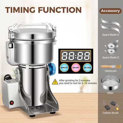 LEEVOT 1000g Electric Grinder Coffee Bean Pulverizer Grain Flour Mill Machine