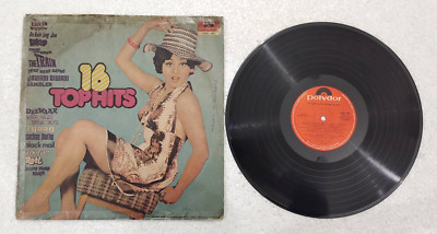 16 Top Hits From Films Bollywood, Polydor OST Vinyl 33 1/3 RPM Lp Record LP-197