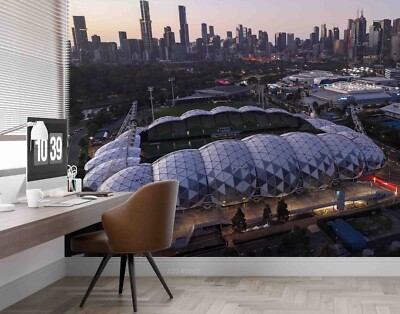 3D Stadium City Self-adhesive Removeable Wallpaper Wall Mural